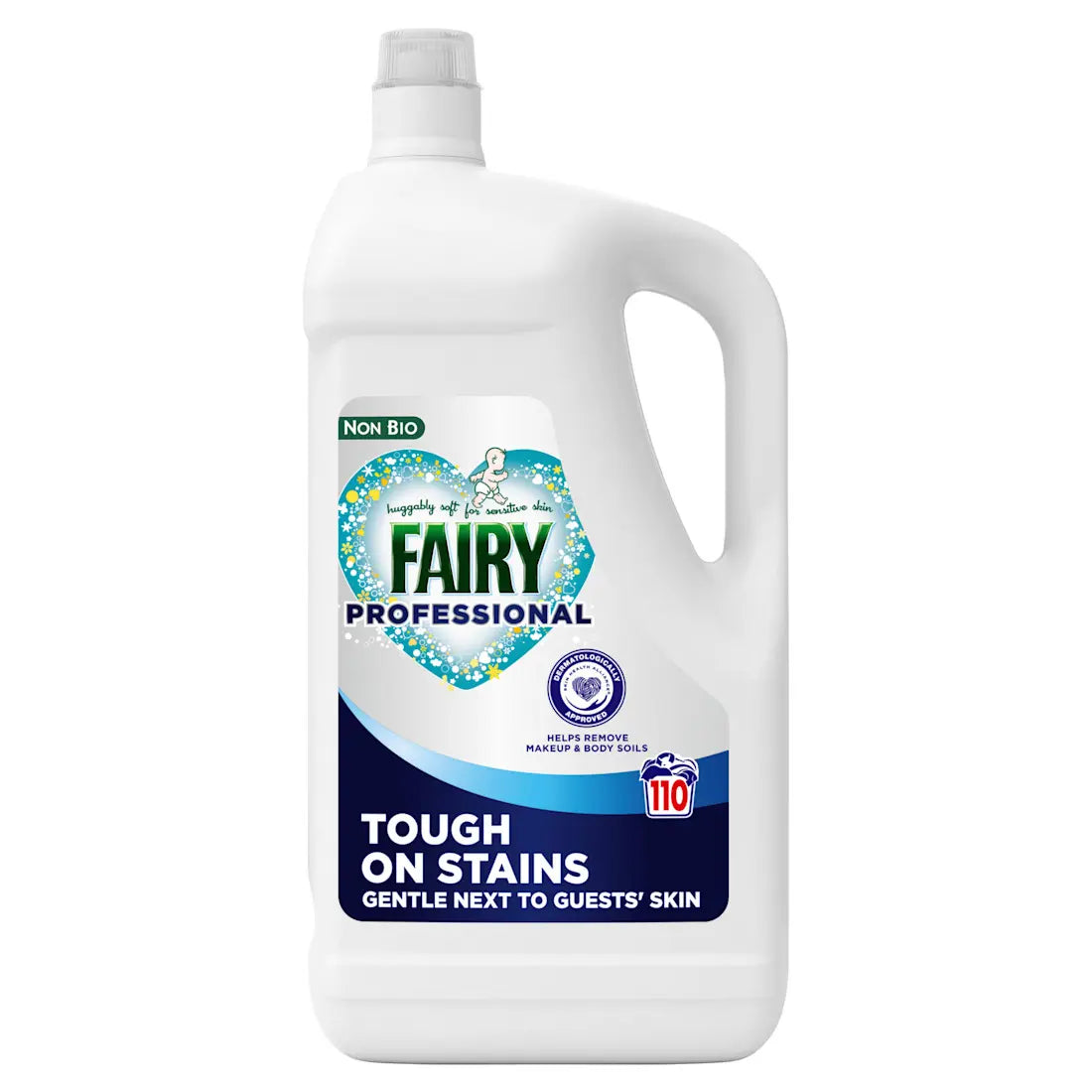 110 Wash Fairy Non-Bio Professional Washing Detergent | Tough on Stains, Gentle on Skin |