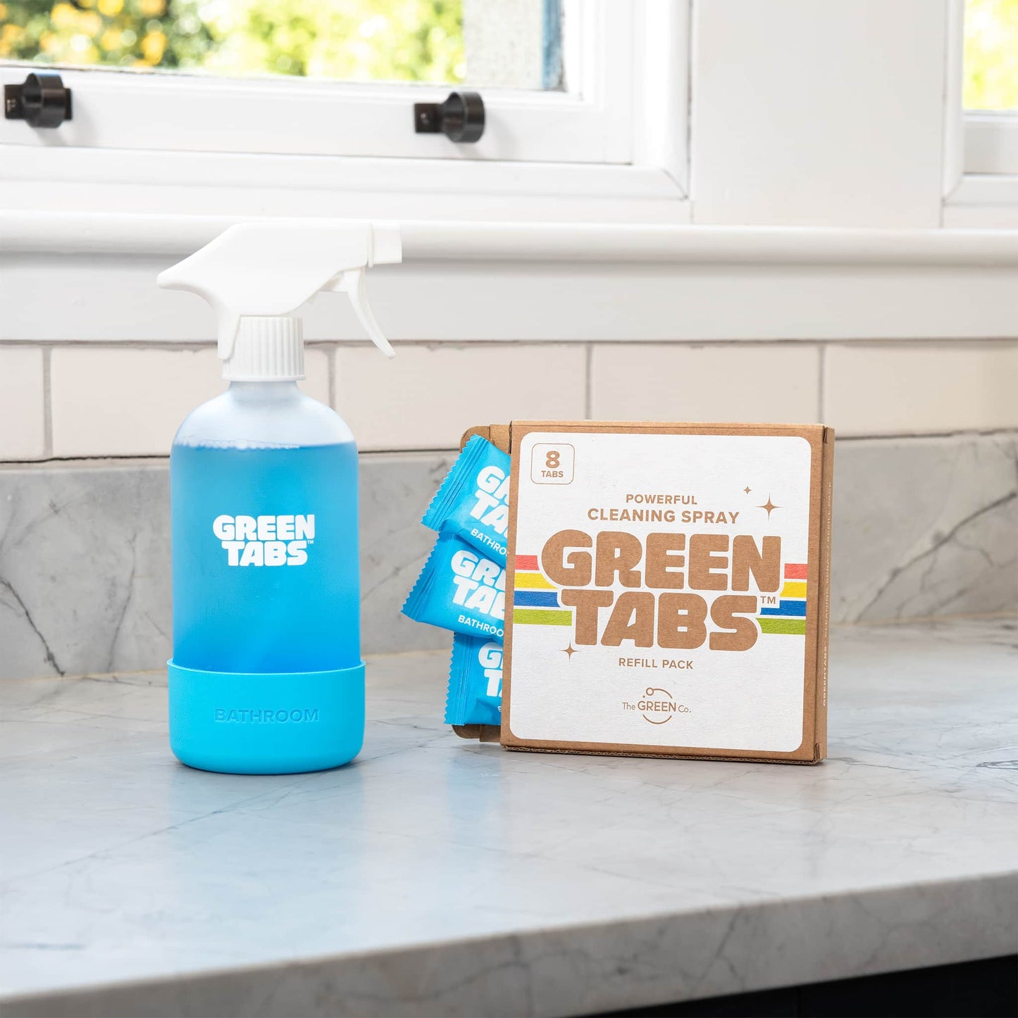 Refills - 8 x Powerful Cleaning Spray GreenTabs