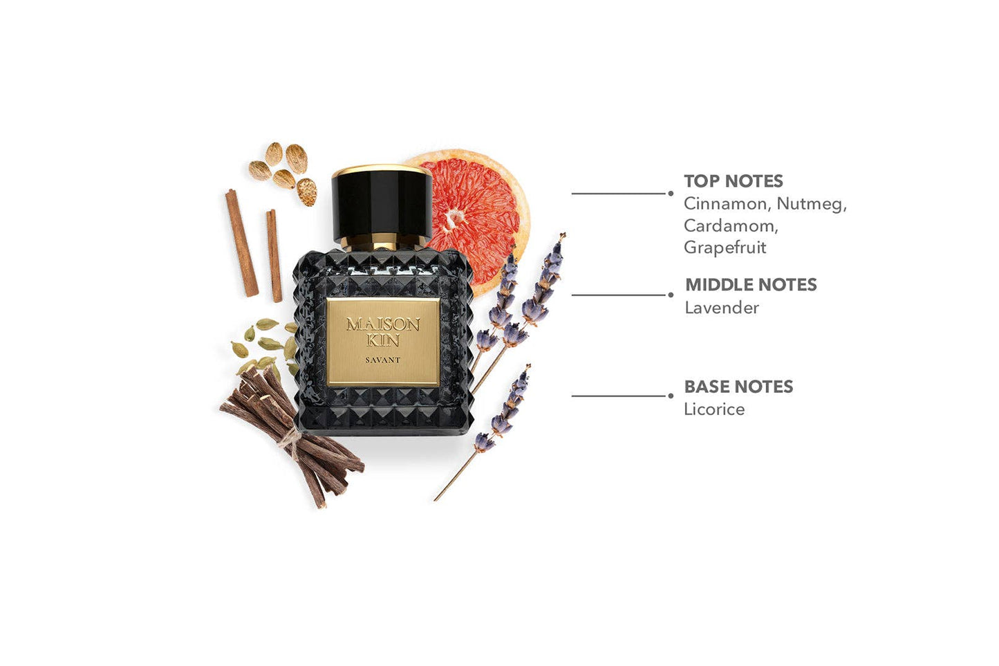 Savant Luxury Perfume EDP – Bold, Spicy & Sophisticated Men's Fragrance | Cinnamon, Grapefruit & Licorice