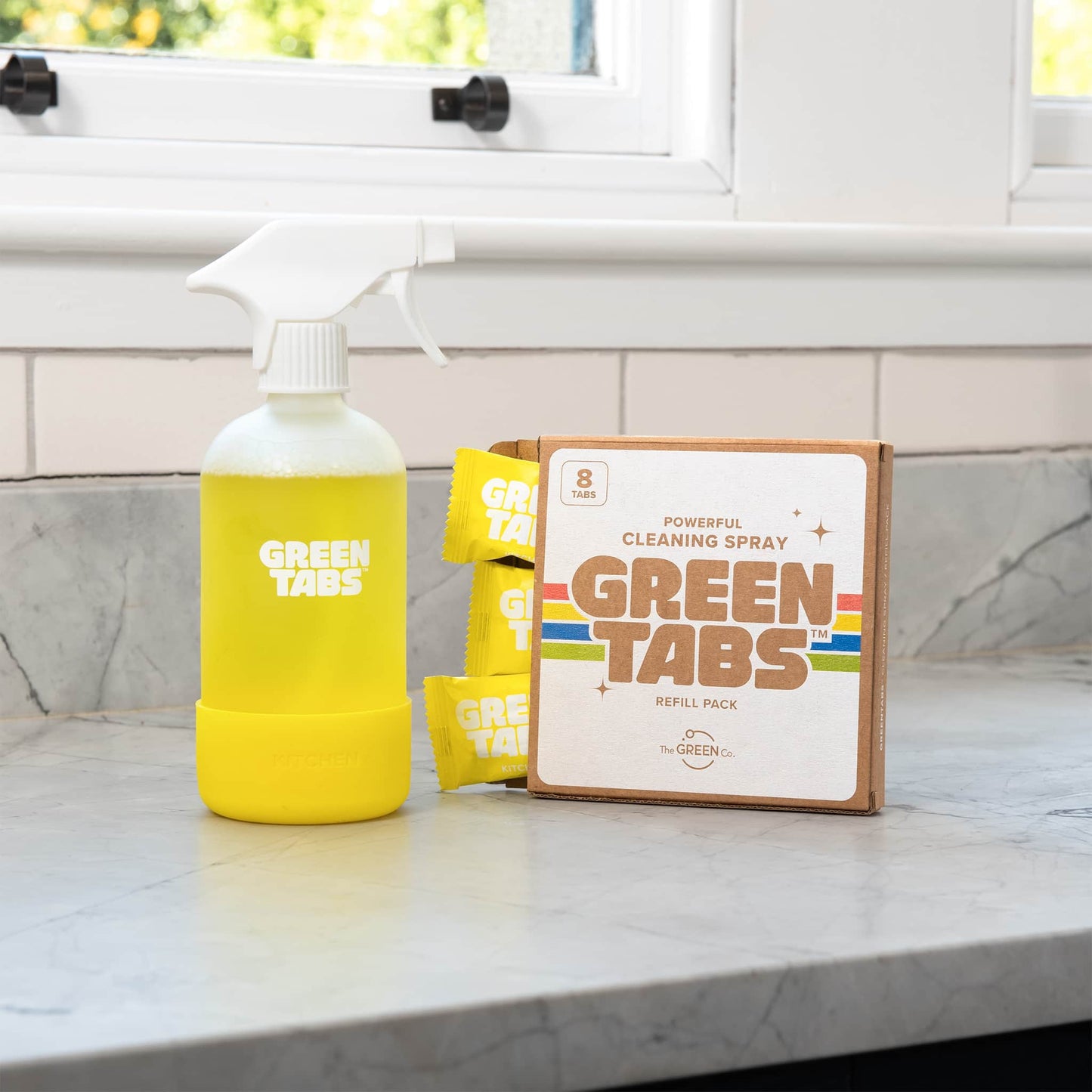 Refills - 8 x Powerful Cleaning Spray GreenTabs