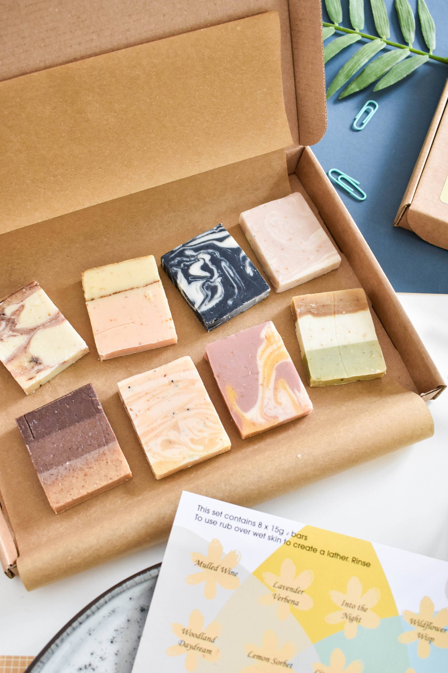 Soap Sampler - Letterbox Gift Set - 8 mini Soap Bars