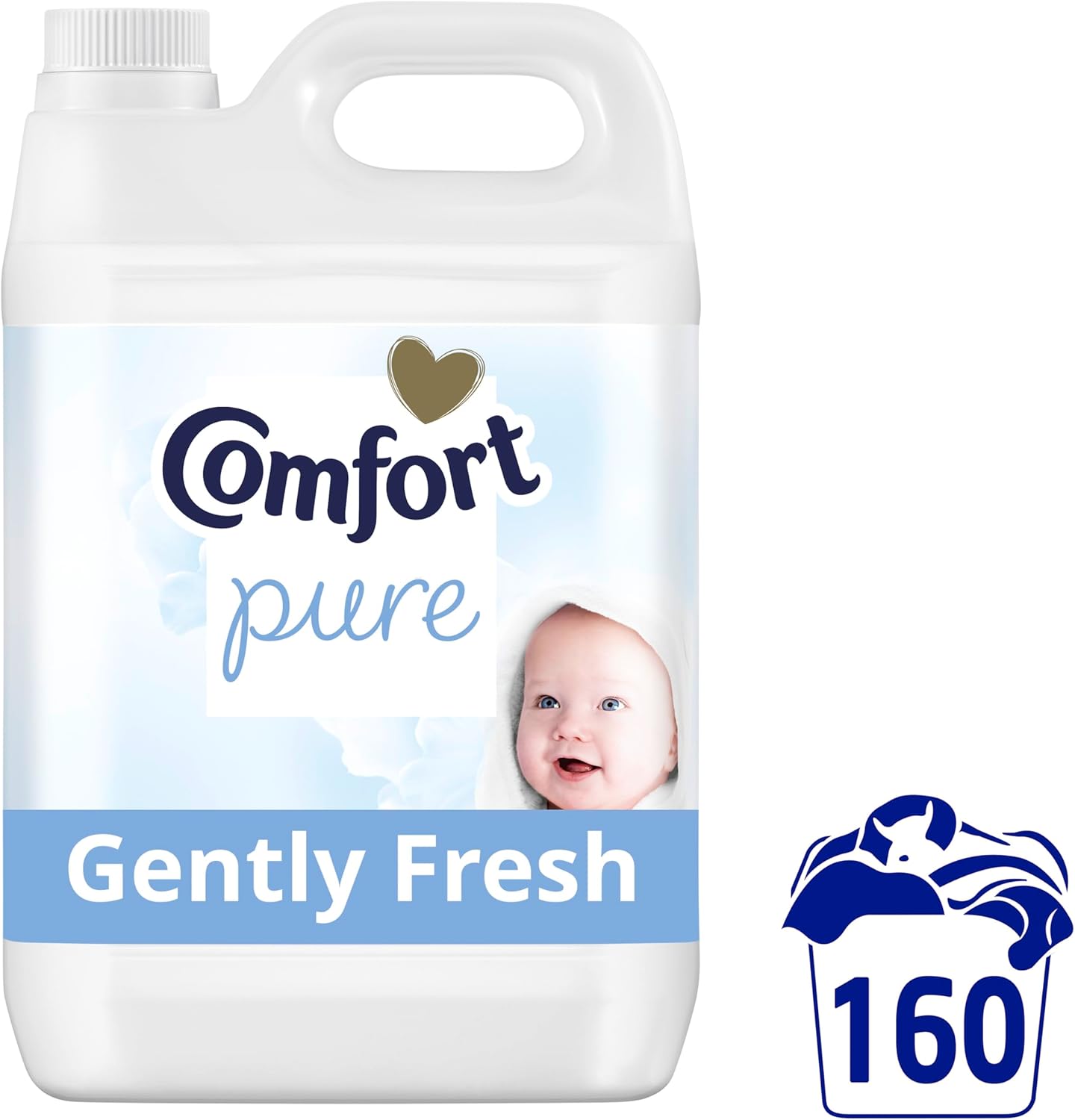 2 Pack Comfort Pure Sensitive Fabric Conditioner 2 x 160 washes (4.8 L Each)