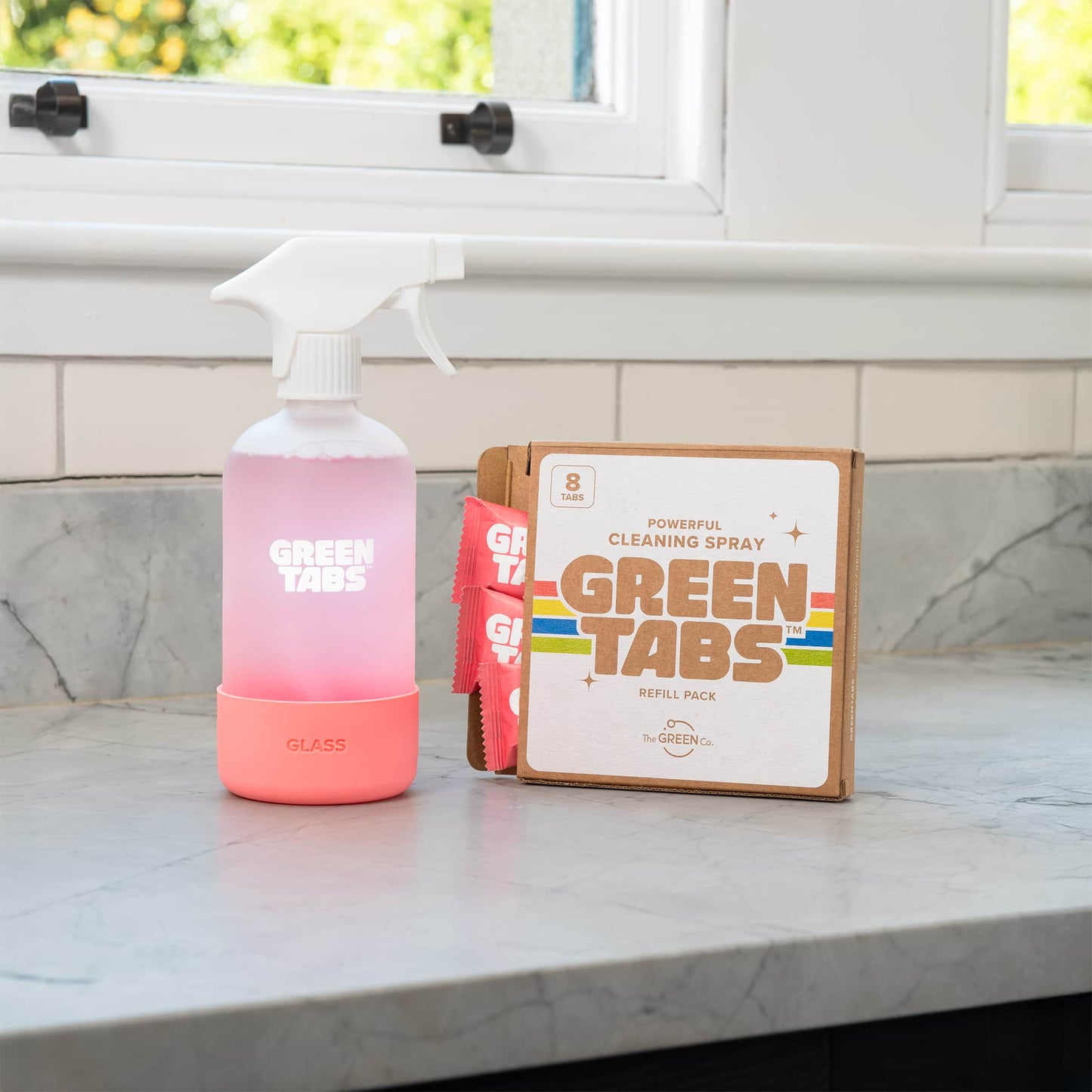 Refills - 8 x Powerful Cleaning Spray GreenTabs