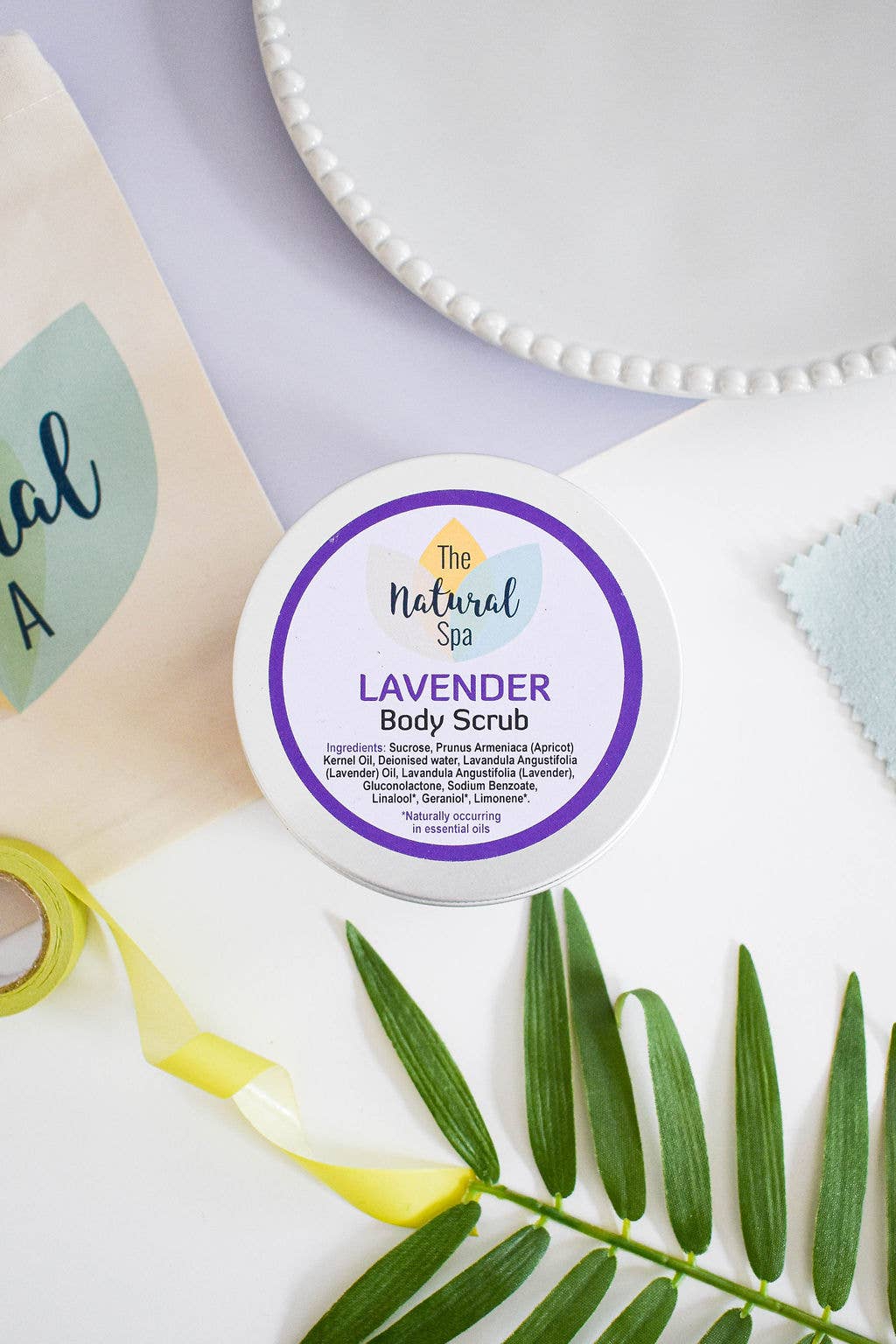 Lavender 200g Body Scrub - botanical exfoliator