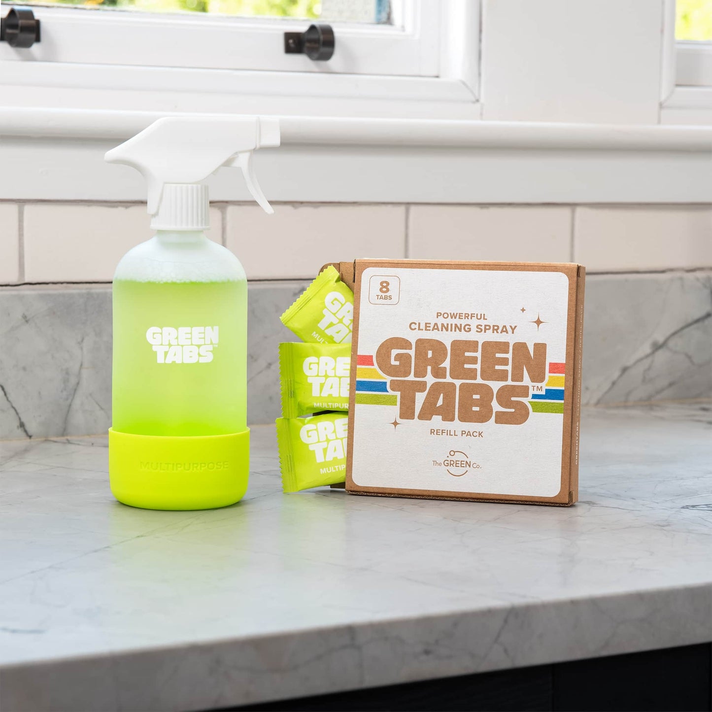 Refills - 8 x Powerful Cleaning Spray GreenTabs