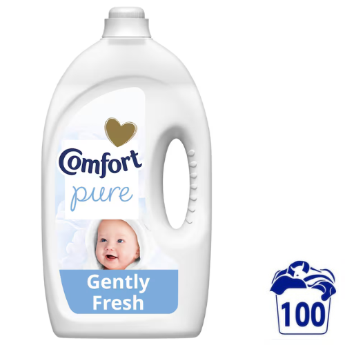 3 Pack Of Comfort Pure Sensitive Gently Fresh Fabric Conditioner 100 Washes 3000ML Each