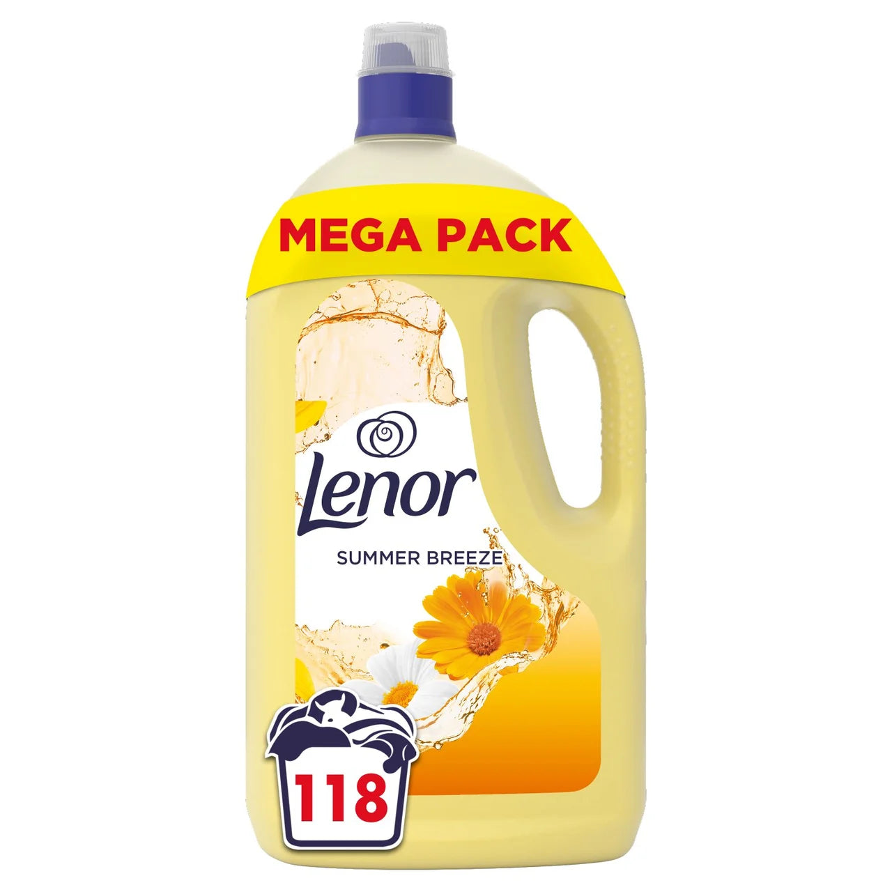 3Pack Lenor Fabric Conditioner Summer Breeze 118 Washes 3.92L Each Botthe