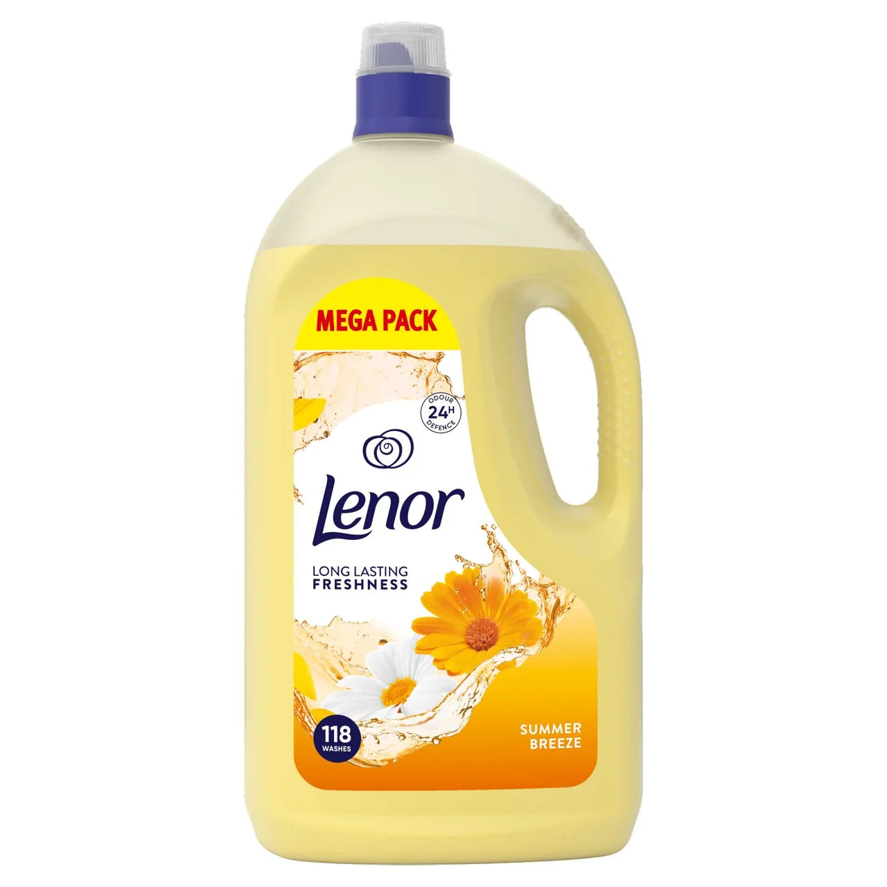 3Pack Lenor Fabric Conditioner Summer Breeze 118 Washes 3.92L Each Botthe