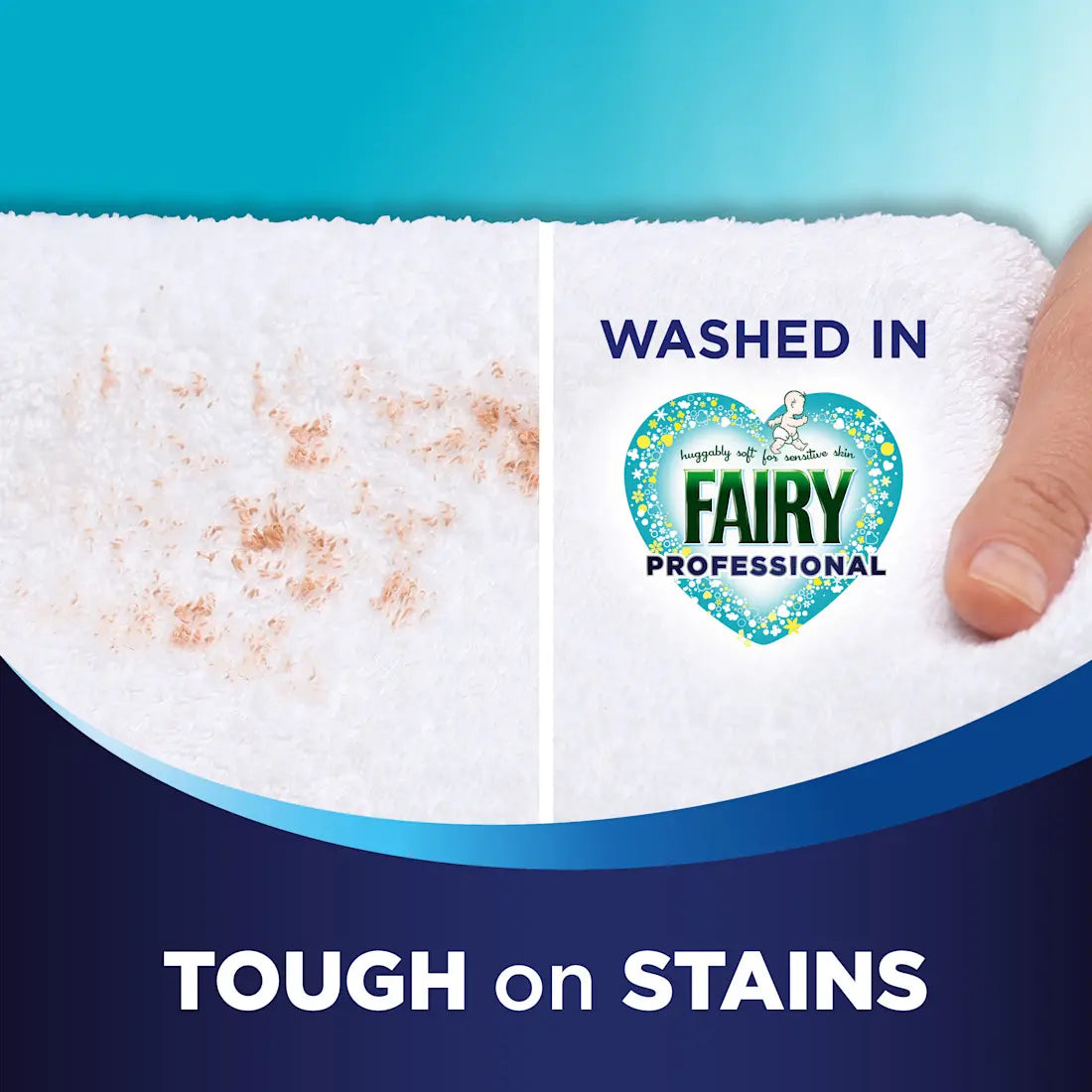 110 Wash Fairy Non-Bio Professional Washing Detergent | Tough on Stains, Gentle on Skin |