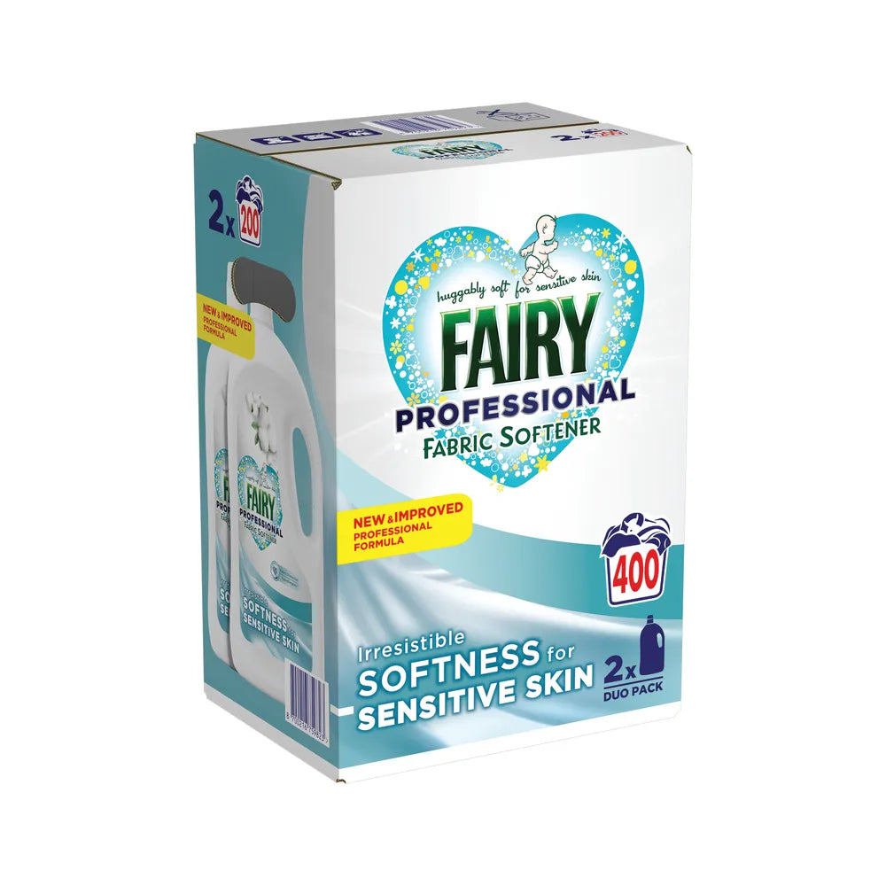 Fairy Professional Sensitive Fabric Softener Liquid 4L (Pack of 2)