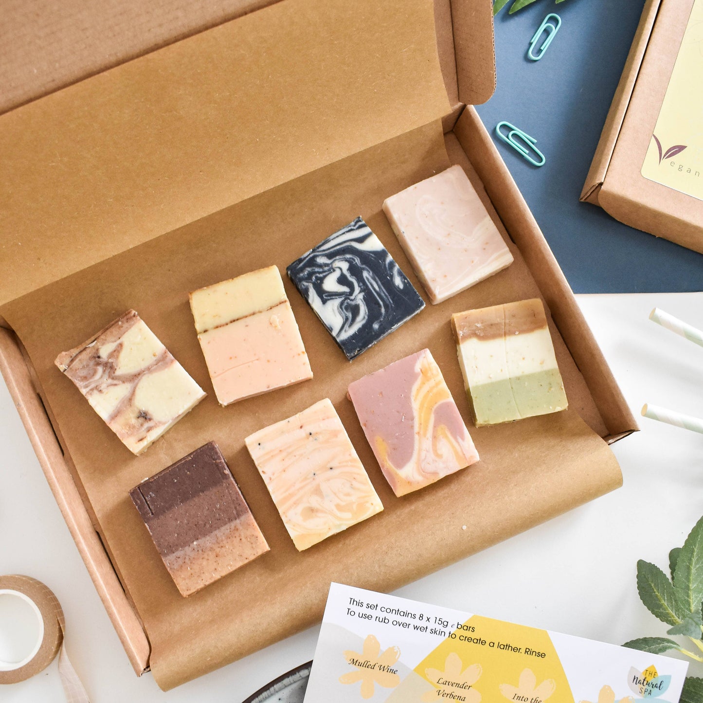 Soap Sampler - Letterbox Gift Set - 8 mini Soap Bars