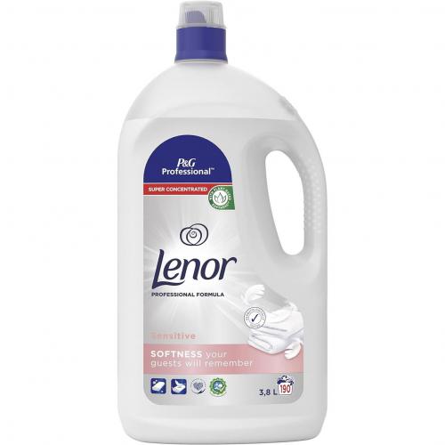 Lenor Professional Formula Sensitive Fabric Conditioner 190 Washes 3.8L