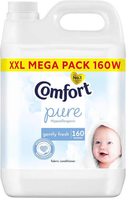 2 Pack Comfort Pure Sensitive Fabric Conditioner 2 x 160 washes (4.8 L Each)