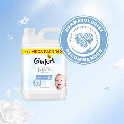 2 Pack Comfort Pure Sensitive Fabric Conditioner 2 x 160 washes (4.8 L Each)