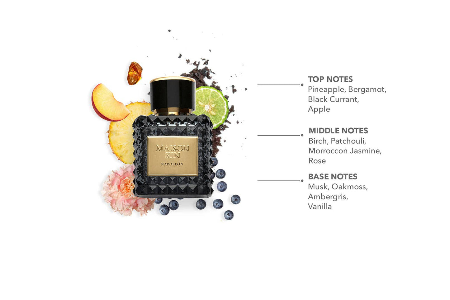 Napoleon Luxury Perfume EDP – Fruity, Woody, & Elegant Chypre Fragrance for Men | Pineapple, Musk & Ambergris
