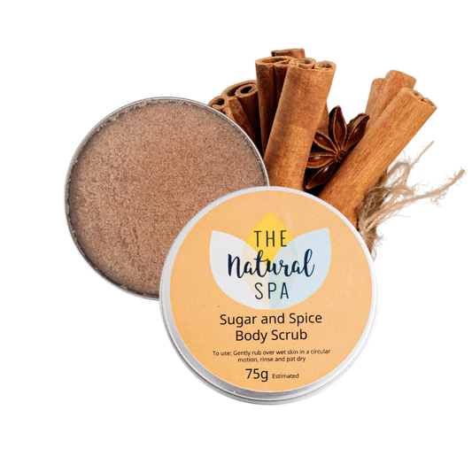 Natural Body Scrub - 75g tin  - Stocking filler - vegan