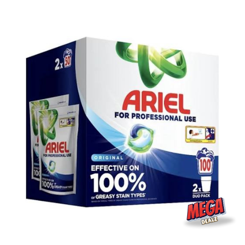 Ariel Professional All-in-1 Pods Washing Detergent Capsules Original 100 Washes