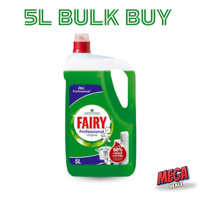 Fairy Professional Washing Up Liquid Original 5L