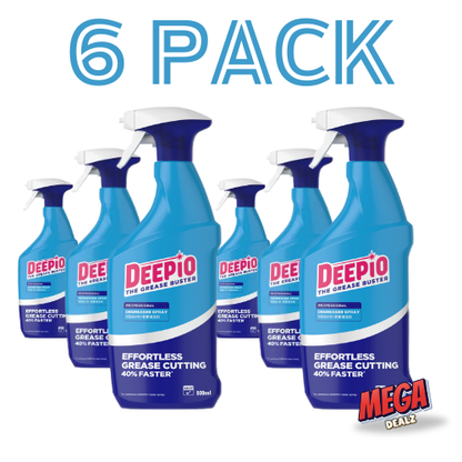 Deepio Professional Degreaser Spray 800ml (6 Pack)