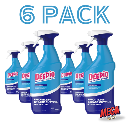 Deepio Professional Degreaser Spray 800ml (6 Pack)