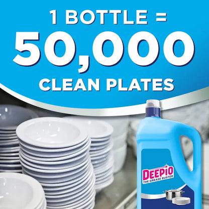 Bulk Deal 2 Pack Deepio Professional Washing Up Liquid 2x5L