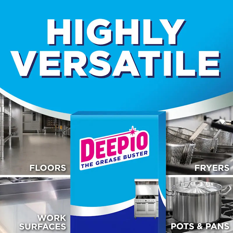 Deepio Professional Powder Degreaser 1x5.5kg Heavy Duty Cleaner | Multi surface Cleaner