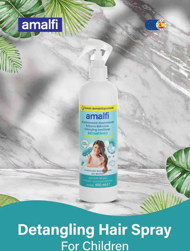 2 pack Amalfi Children's Instant Detangling Spray Perfumed 2 x 400ml