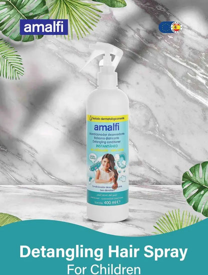 2 pack Amalfi Children's Instant Detangling Spray Perfumed 2 x 400ml