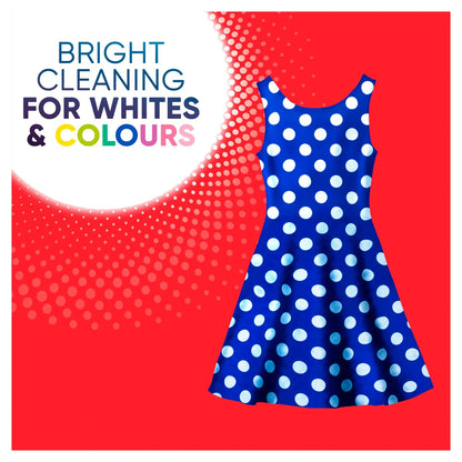 Daz Washing Powder 125 Washes – Family Pack Laundry Detergent for Brilliant Whites & Powerful Stain Removal – Long Lasting, Fresh Scent. 6.25kg