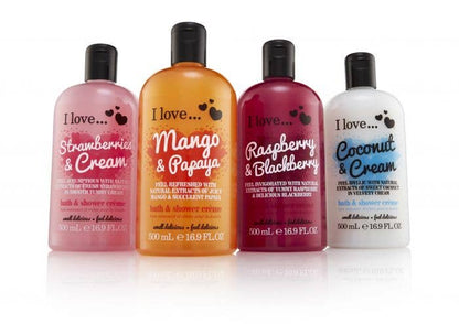 I Love Mango & Papaya Bath & Shower Cream 500ml